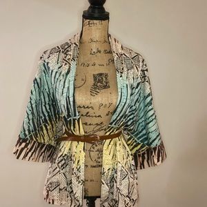 Beautiful Zara basic animal print blazer
